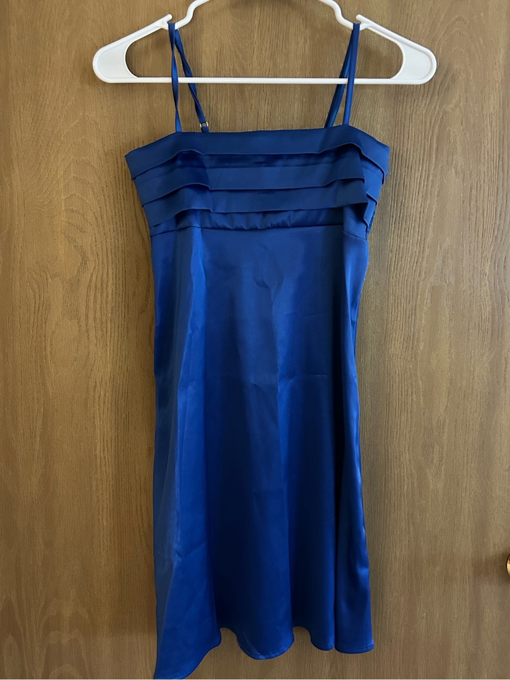 Blue Spaghetti Strap Dress
